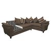 Sofá Seccional Derecho Living Factory Capri 5 Cuerpos Chocolate