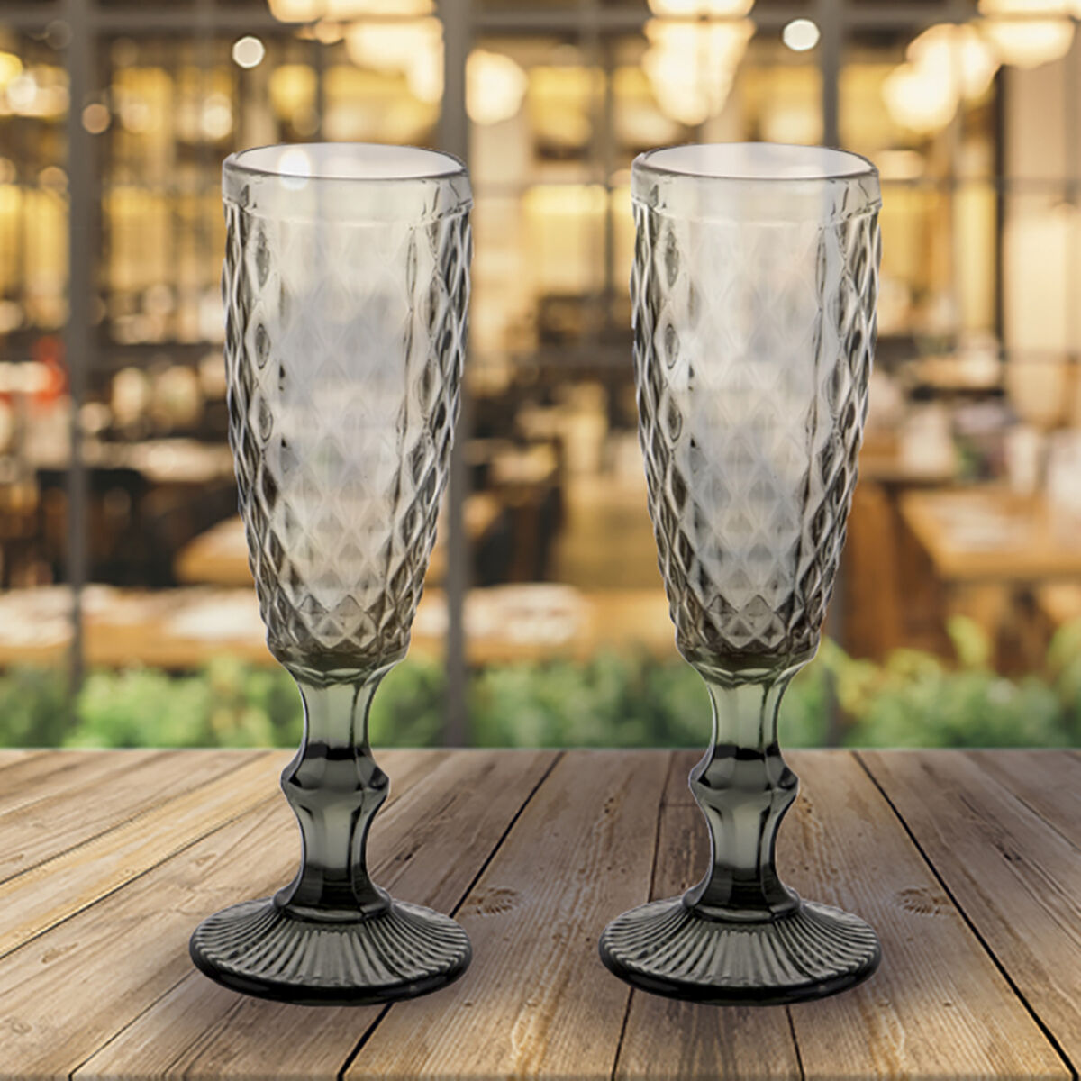 Set 4 Copas Vidrio Cuisine Murano 170 ml.