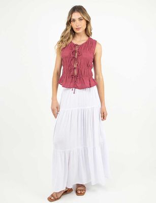 Imagen 2 del producto Blusa Sin Mangas Mujer Zibel Fucsia