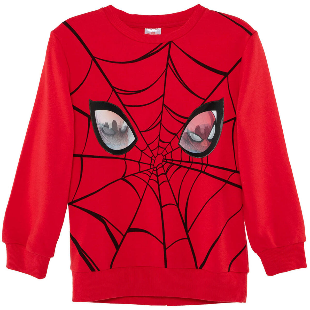 Polerón sin Gorro de Algodón Niño Spiderman
