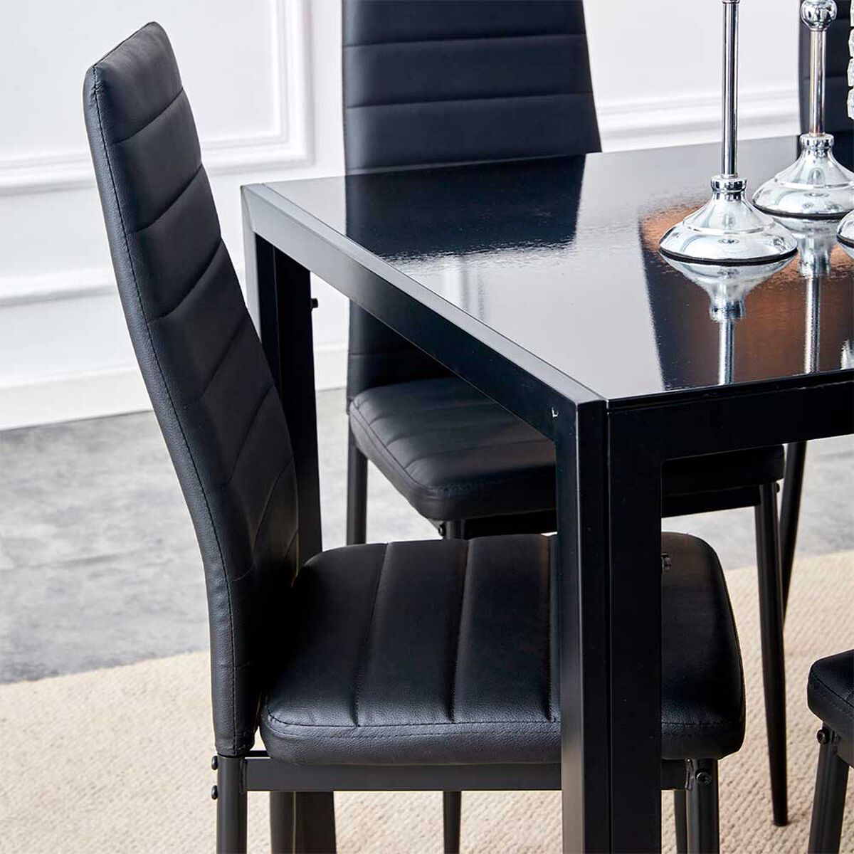 Pack de 4 Sillas Novahus Boston Negro