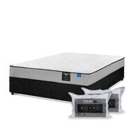 Cama Americana Flex Base Dividida 2 Plazas Star + 2 Almohadas