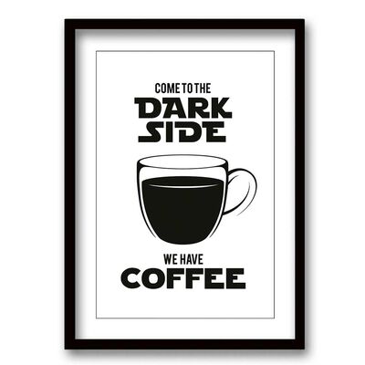Imagen 1 del producto Cuadro Decorativo Retela Coffee White 50 x 35 cm