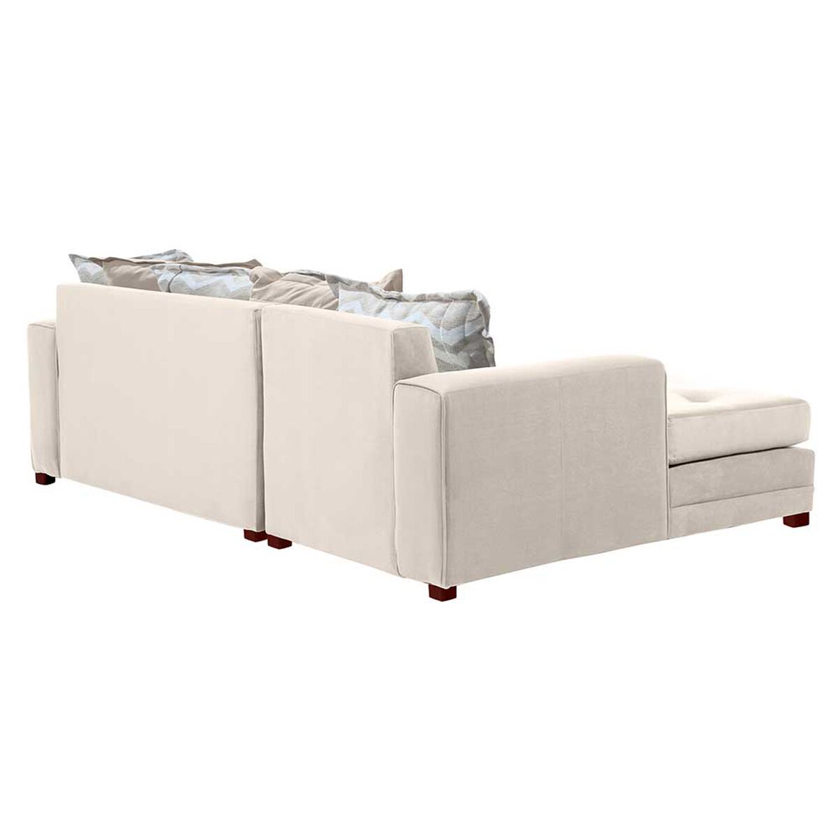 Sof&aacute; Seccional Izquierdo Living Factory Milan 3 Cuerpos Beige