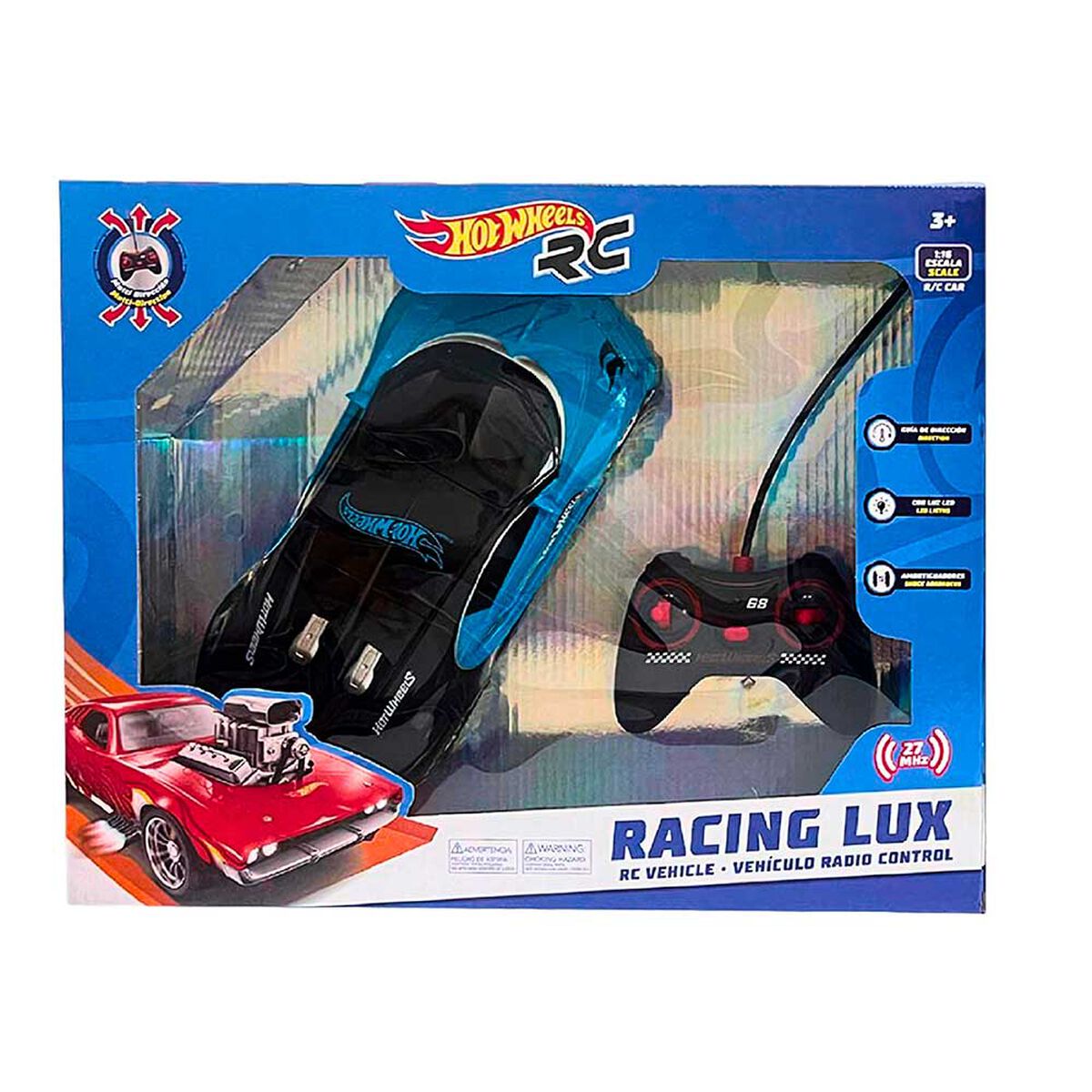 Vehículo Radio Control Value Racing Lux Colores Surtidos Hot Wheels