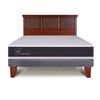 Cama Europea CIC 2 Plazas New Ortopedic + Respaldo New Torino Caramelo