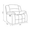 Bergere Reclnable Zoy Home Bombay Negro