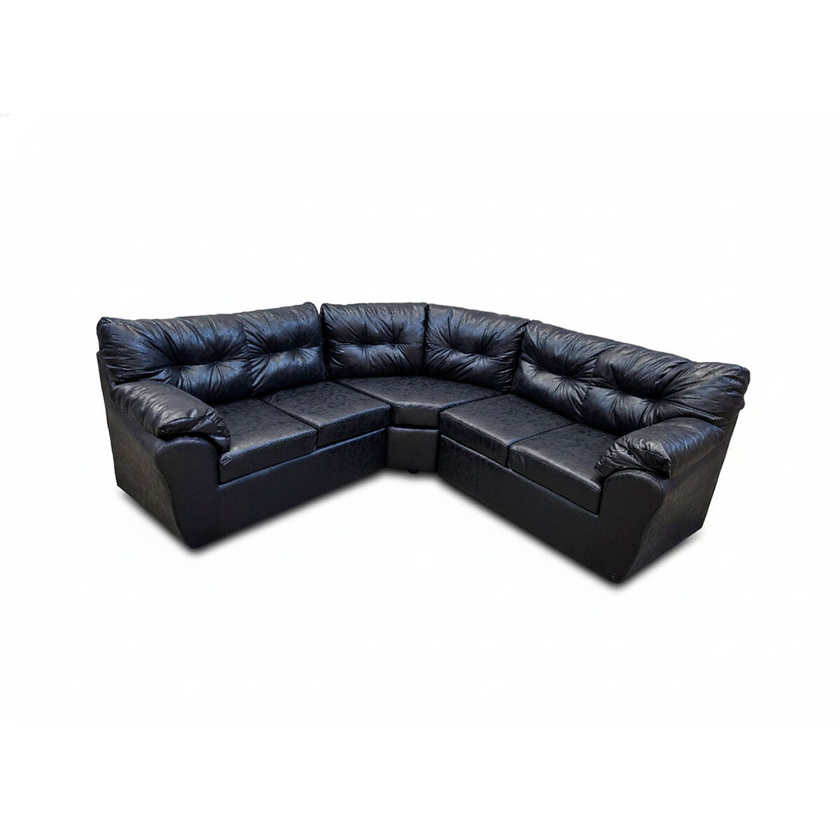 Seccional Muebles MPR Alerce 5 Cuerpos Negro Envejecido