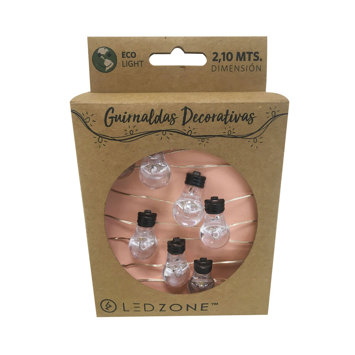 Guirnalda Fina Ampolleta 20 Luces Led 2,2 Mts