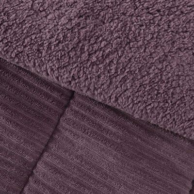 Imagen 2 del producto Plumón Mashini Corduroy Coral Sherpa 1.5 Plazas Morado