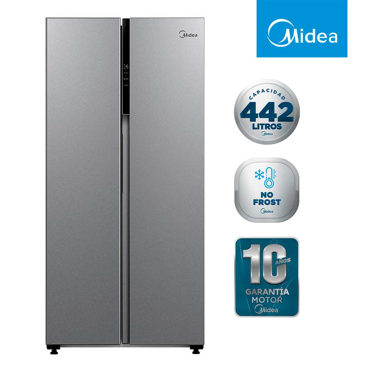 Refrigerador Side by Side Midea MDRS619FGE50 442 lts.