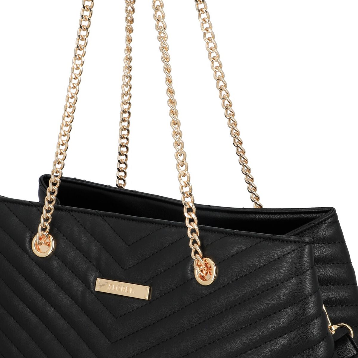 Cartera de hombro Secret Versalles FW25 L Negro