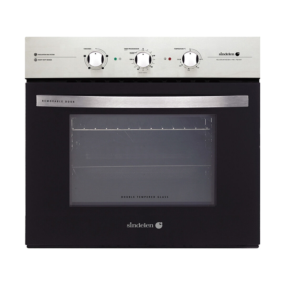 Kit Cocina Sindelen Campana CA-610EIN + Horno Empotrable HE-7200IN + Encimera CEG-4600IN