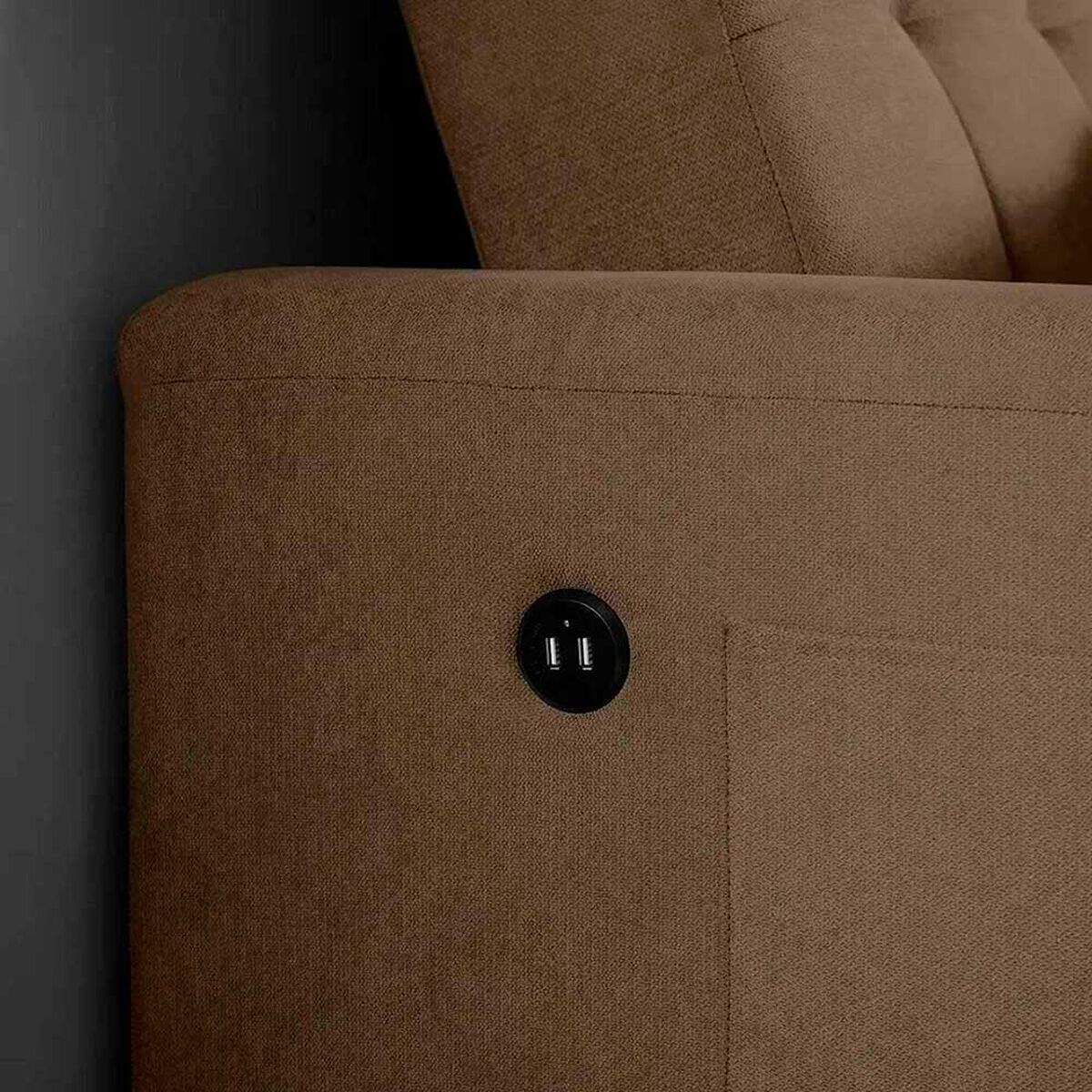 Sof&aacute; Cama Celta Luxe 3 Cuerpos Beige