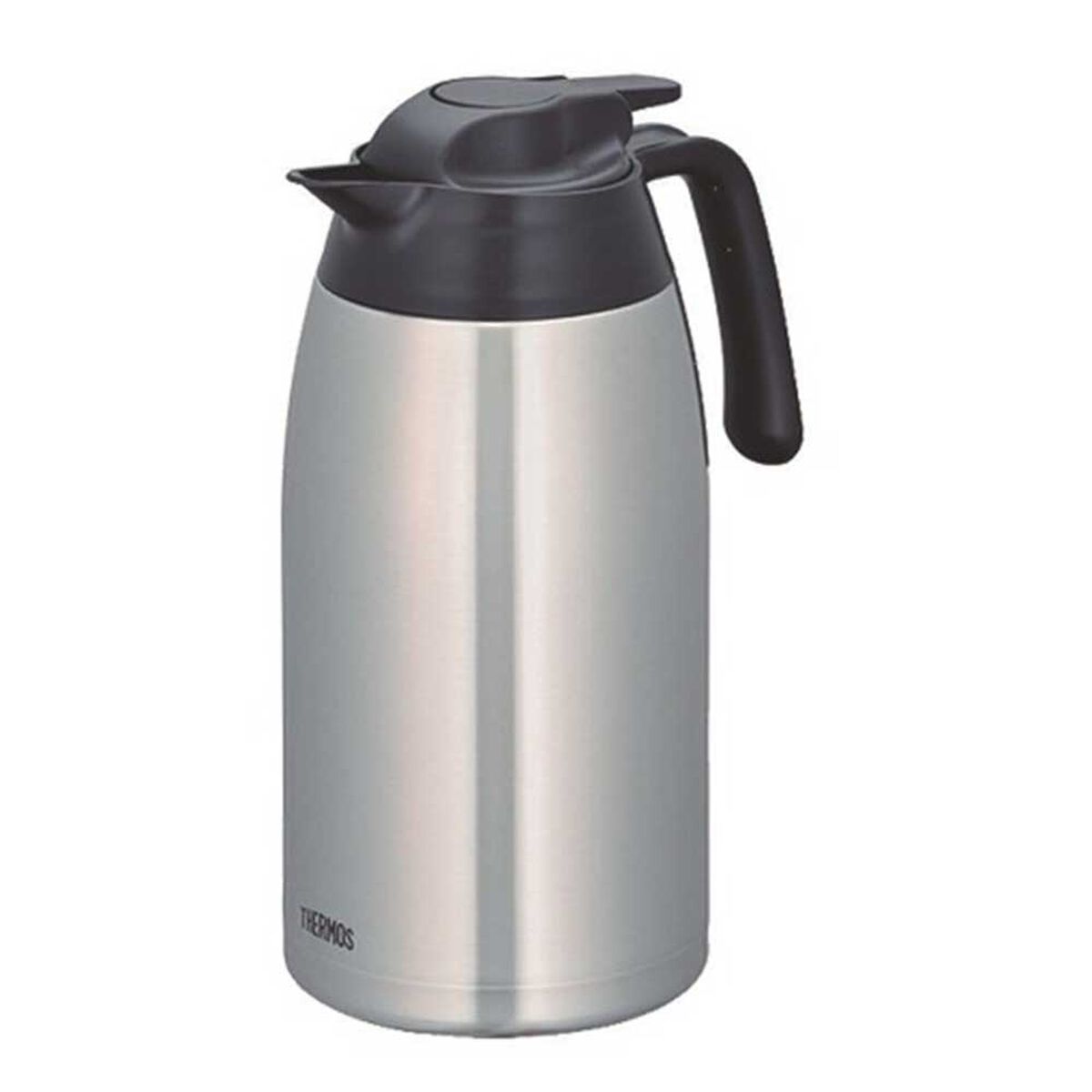 Termo Thermos Jarra de Acero Gris Negro 2 lt