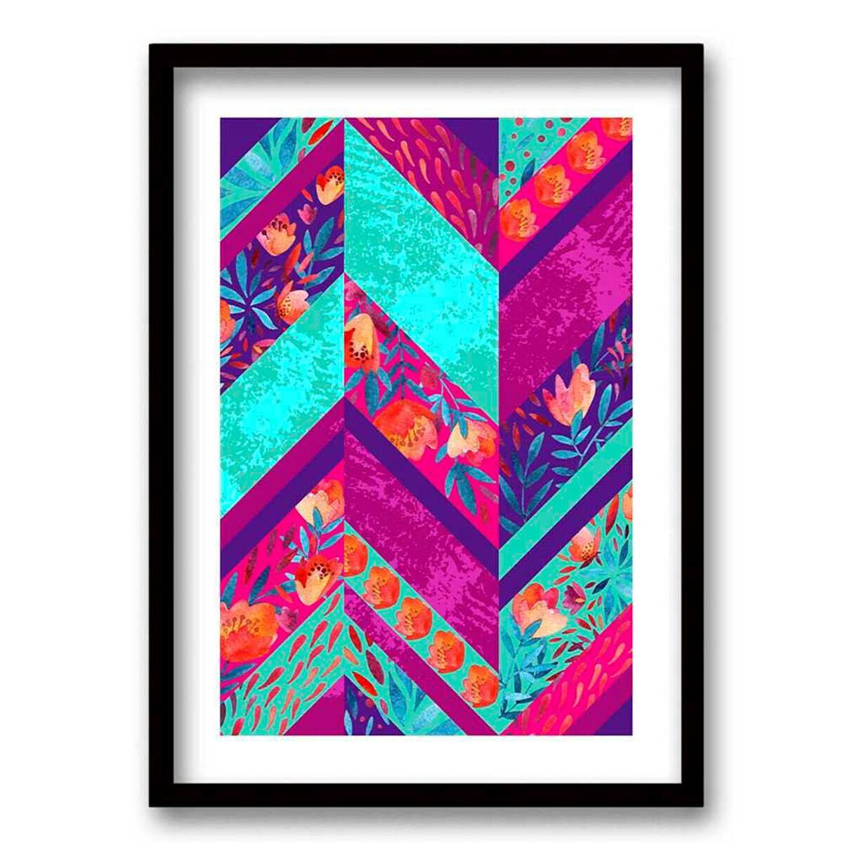 Cuadro Decorativo Retela Color Rectangular 50 x 35 cm
