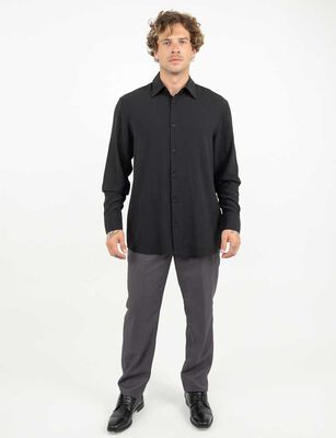 Imagen 2 del producto Camisa Manga Larga Hombre Zibel Negro