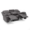 Sofá Reclinable Manual VYS SPA Isabel 3 Cuerpos Gris