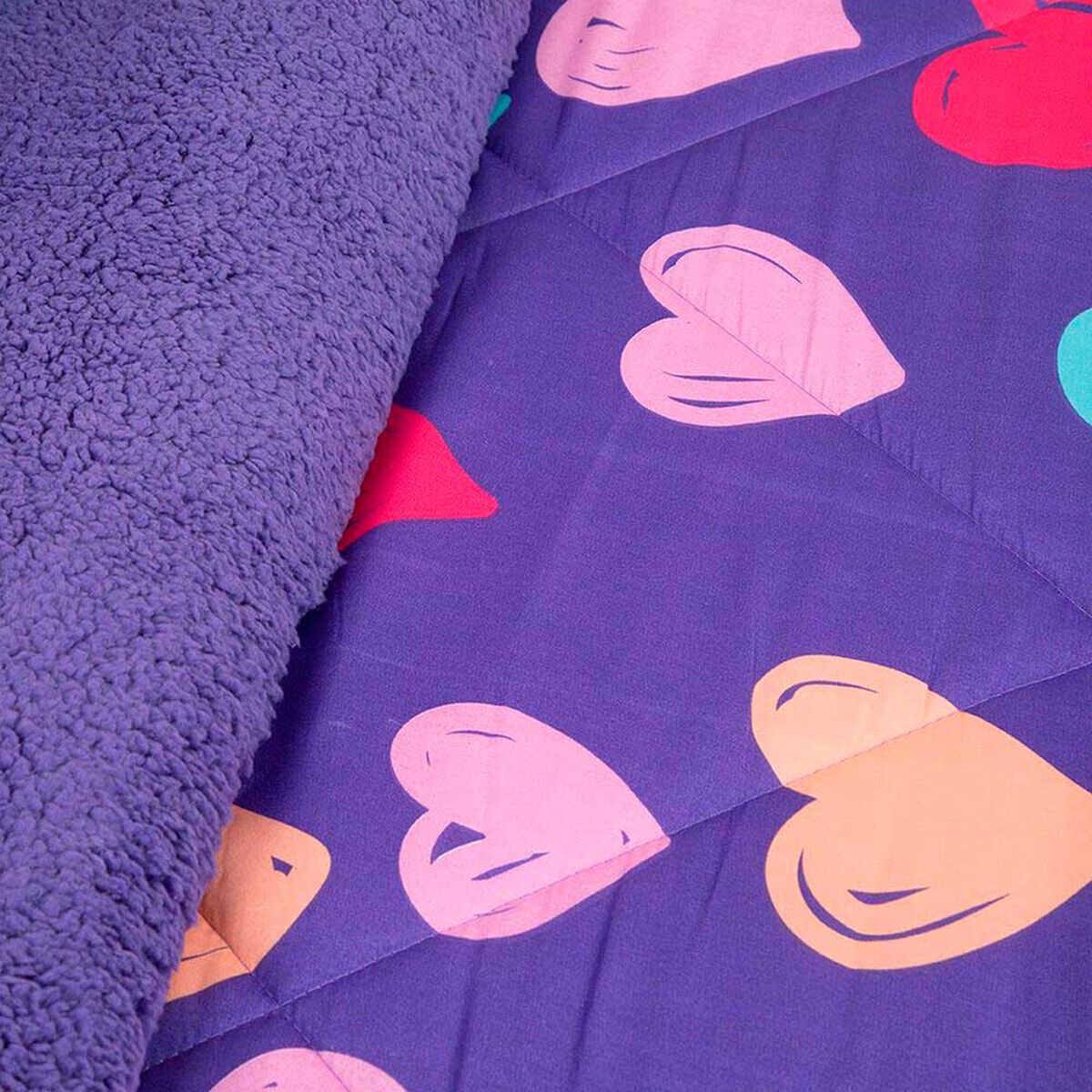 Plum&oacute;n Doral 1,5 Plazas Kids Corazones