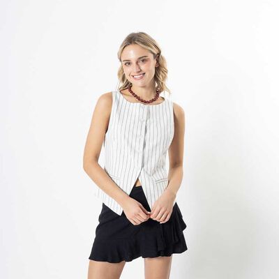 Blazer Lino Mujer Icono