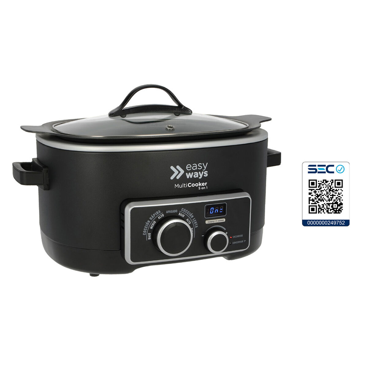 Olla de Cocción EasyWays MultiCooker 5 en 1 5,5 lts.