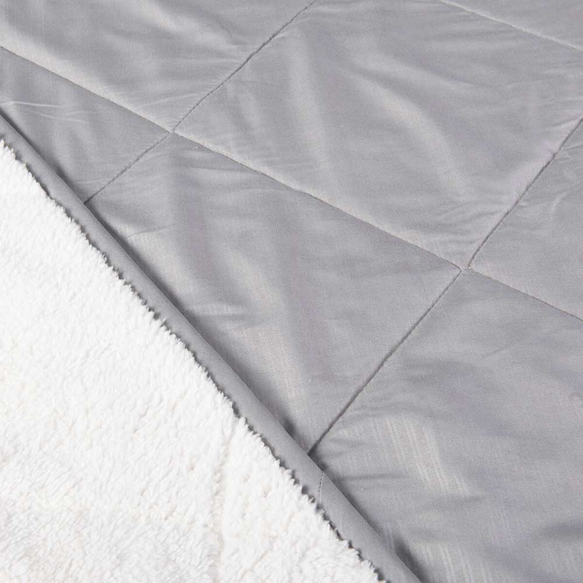 Plumón Mashini 1,5 Plazas Liso Gris