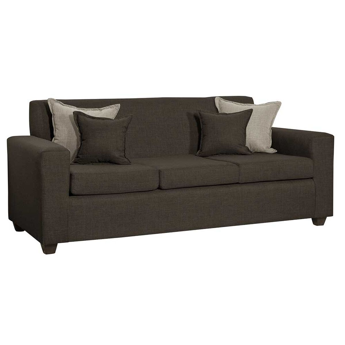 Sofá Black Factory Don Juan 3 Cuerpos Café