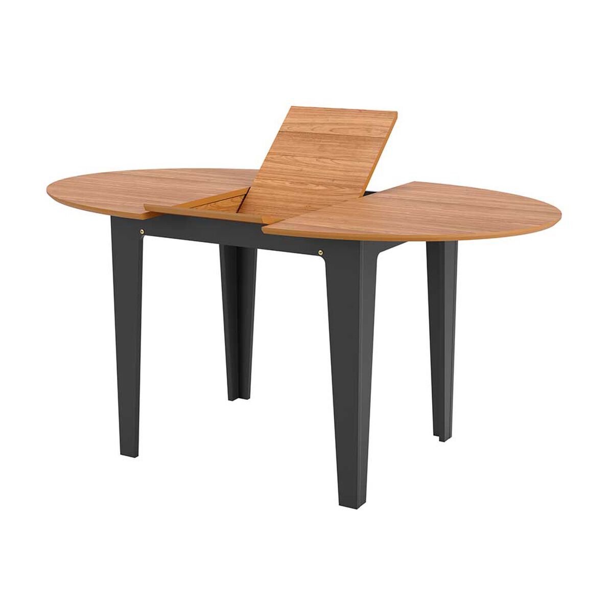 Comedor Decocasa Tm70 4 Sillas Off White Castaño