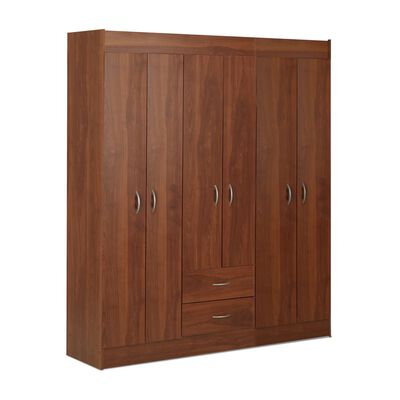 Imagen 1 del producto Closet Stanford 6 Puertas 2 Cajones Cerezo