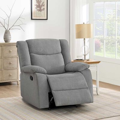 Imagen 1 del producto Bergere Reclinable Casanova Denver 1 Cuerpo Grafito Gris