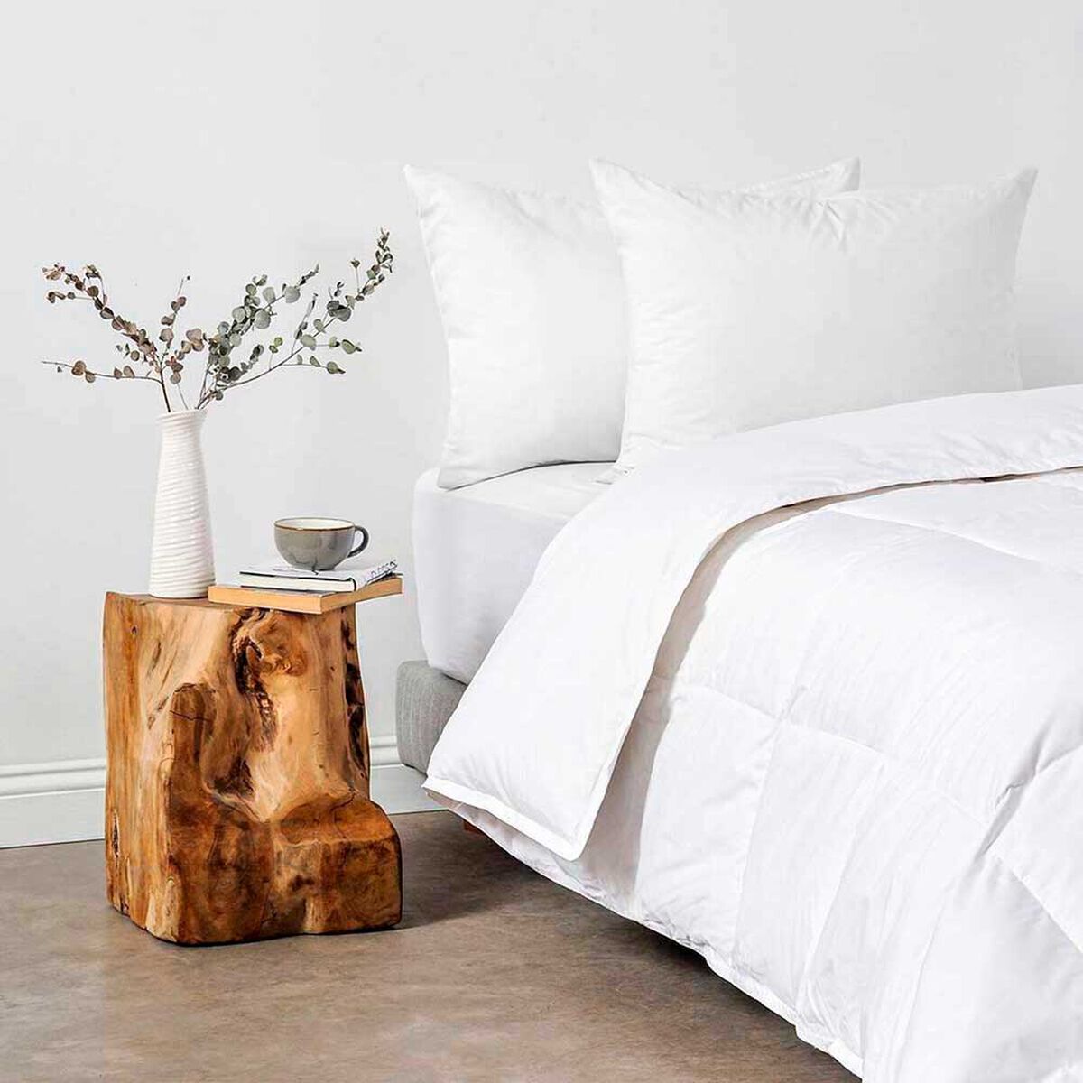 Plum&oacute;n Liso Pluma Cannon King Gosse Down Blanco