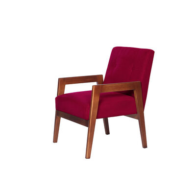 Imagen 2 del producto Sitial Latam Home Munich Tela 1 Cuerpo Burdeo