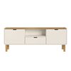 Rack Decocasa Aura hasta 75" Off White
