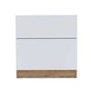 Velador TuHome Nebraska 1 Cajones 1 Puerta Miel y Blanco