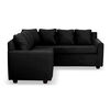 Seccional Latam Home Lucca 3 Cuerpos Negro