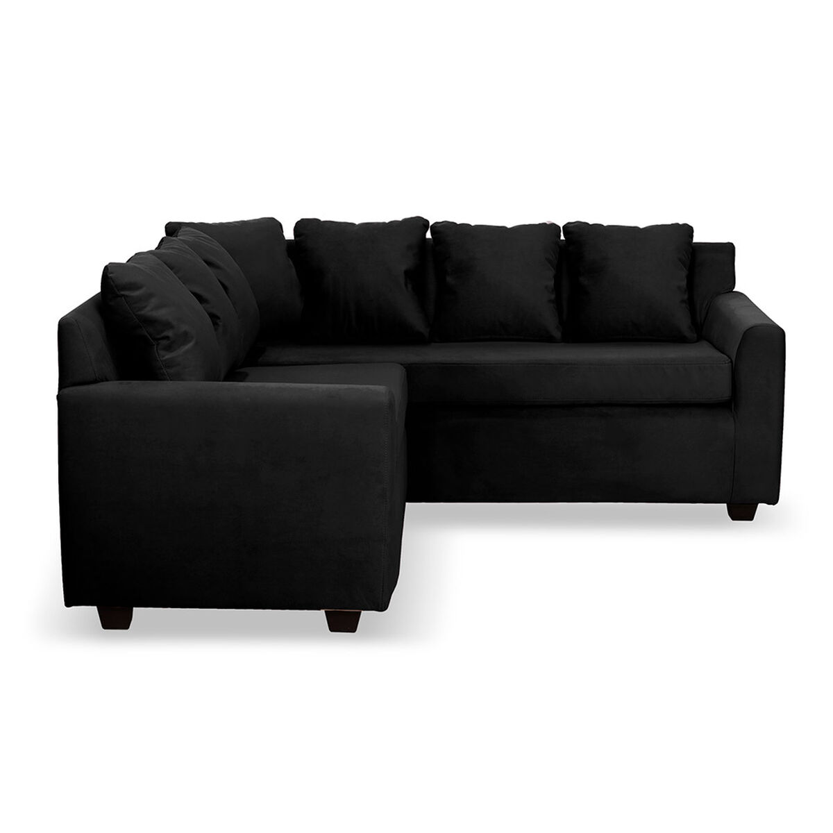 Seccional Latam Home Lucca 3 Cuerpos Negro