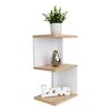 Repisa 2 Niveles TuHome Indigo Blanco Rovere