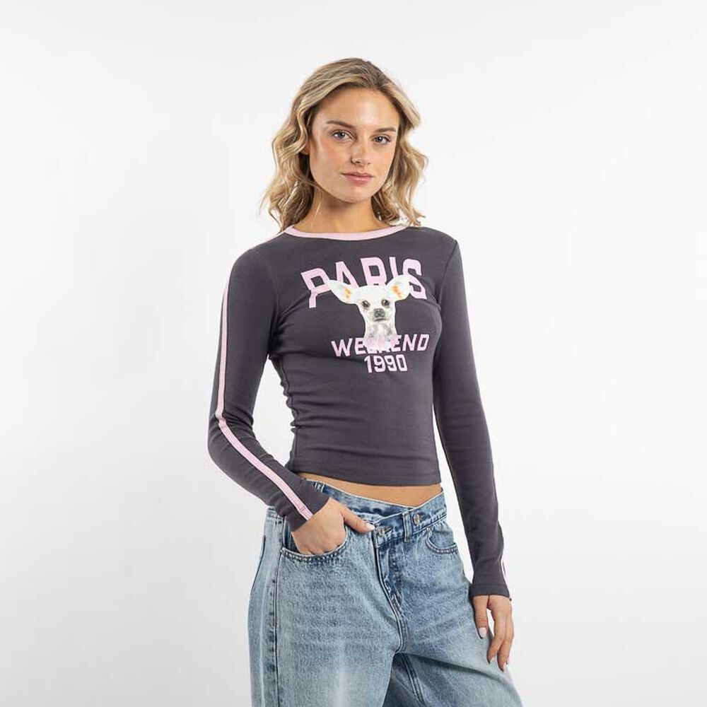Polera Manga Larga Mujer Icono