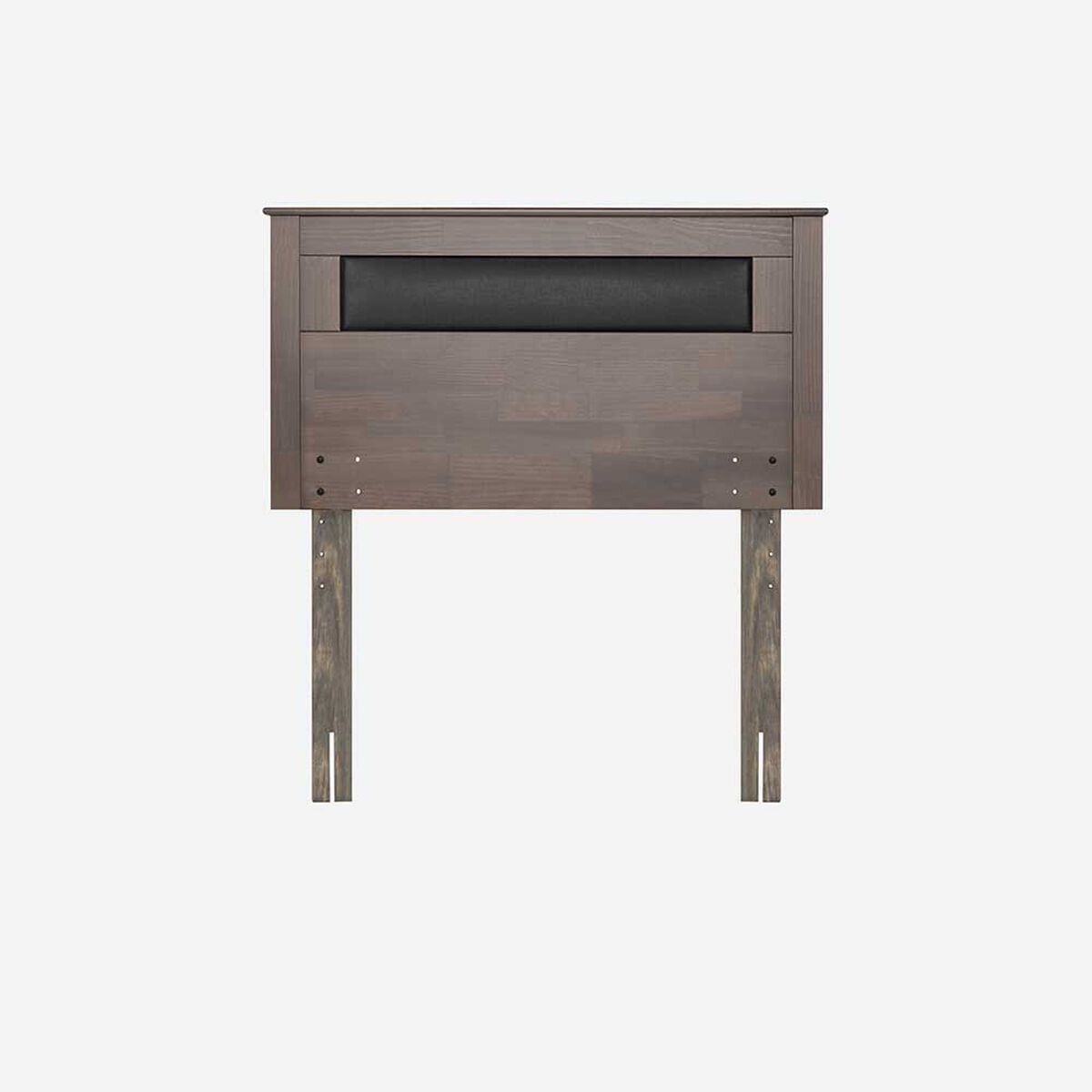 Cama Europea Rosen 1,5 Plazas New style 6 + Respaldo Ferrera Gris