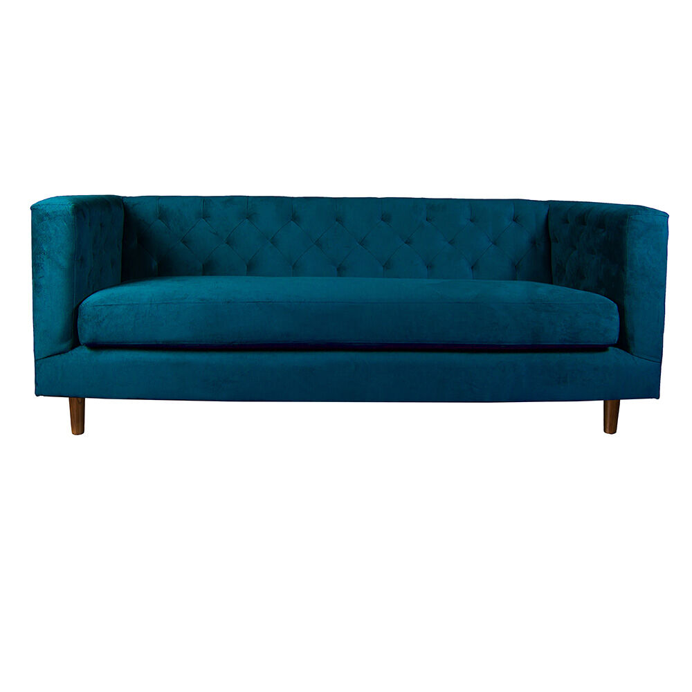 Sofá Tela Velvet Latam Home Brescia 3 Cuerpos