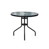 Juego de Comedor Terraza Casanova 4 Sillas Negro