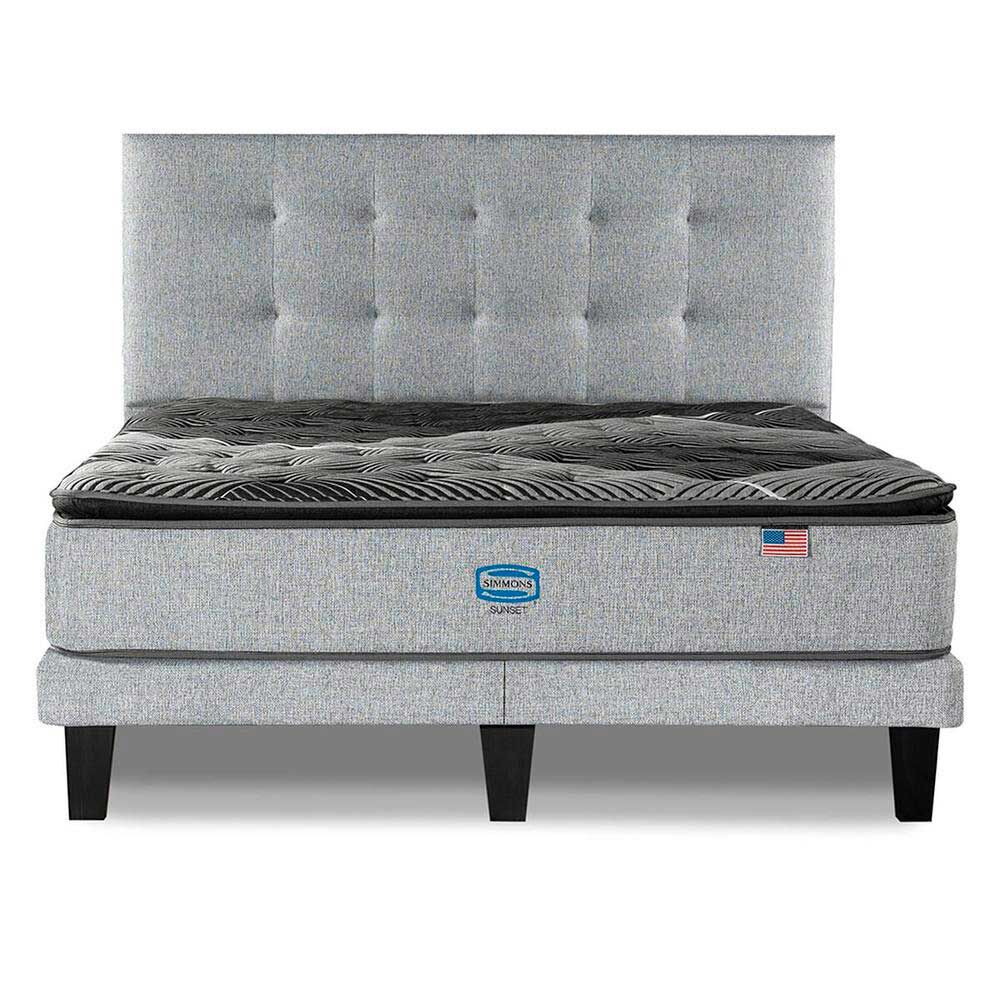 Cama Europea Simmons 2 Plazas Sunset