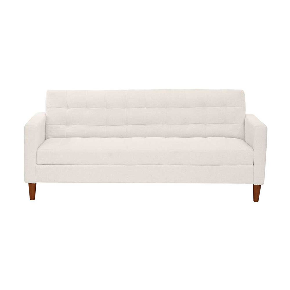 Futón Latam Home Genova Lino 3 Cuerpos Blanco