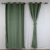 Set Cortina Doral Luciana 6 Piezas 140x220 cm Verde