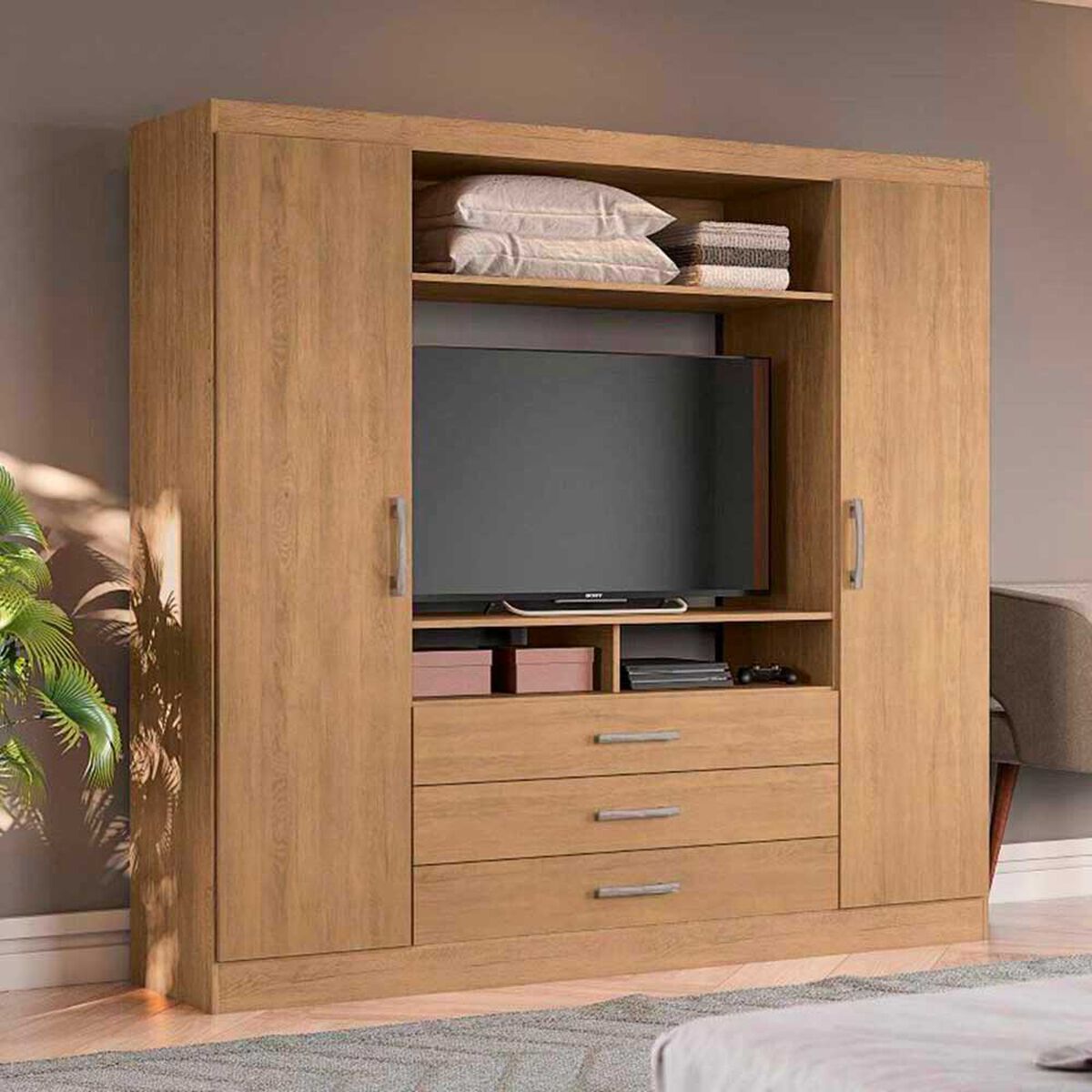 Cl&oacute;set Yardas G584 2 Puertas 3 Cajones