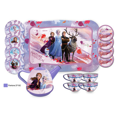 Set Te Metalico Frozen Disney