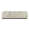 Sofá Seccional Derecho Rosen Carter 3-1 Cuerpos Beige
