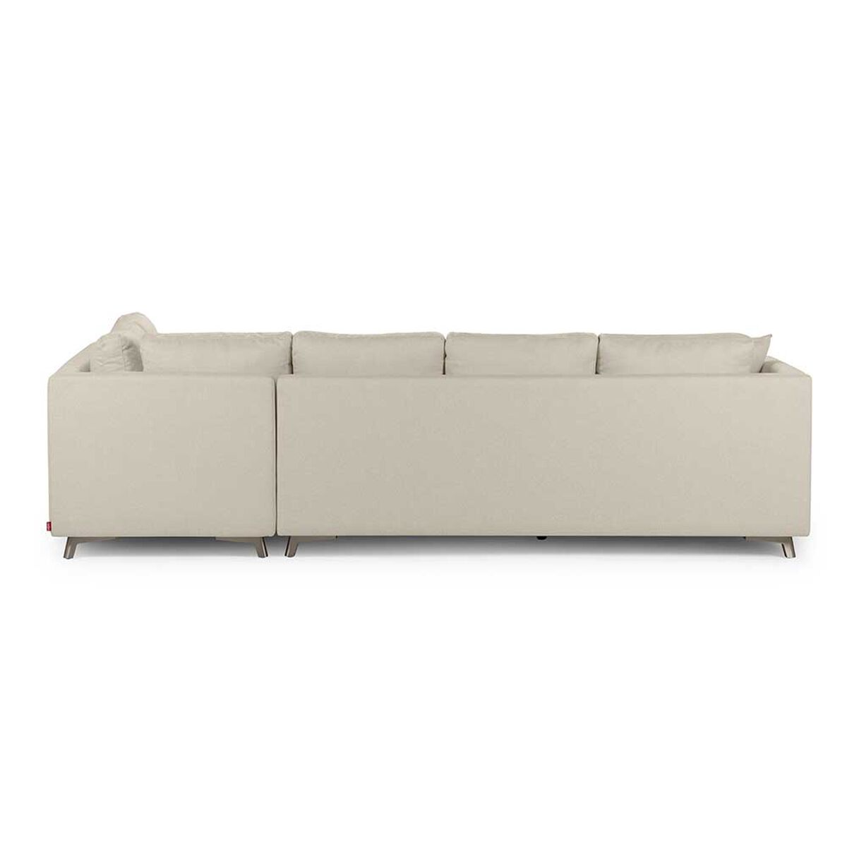 Sofá Seccional Derecho Rosen Carter 3-1 Cuerpos Beige