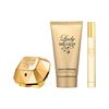 Set Perfume Paco Rabanne Lady Million 50 ML + Sensual Loción Corporal 75 ML + Eau de Parfum 10 ML