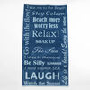 Toalla de Playa Jacquard Casanova Words